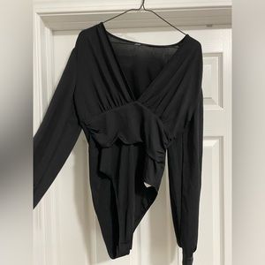 Black bodysuit NWT